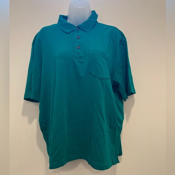 LANDS END men green short sleeve t-shirt/size L - Picture 7 of 8